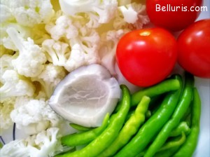Intredients Cauliflower Curry