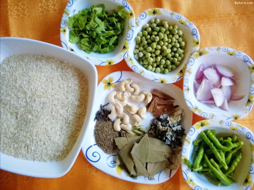 Bagara Khana Ingredients