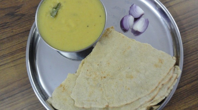 Chintakaya Menti with Jowar Roti